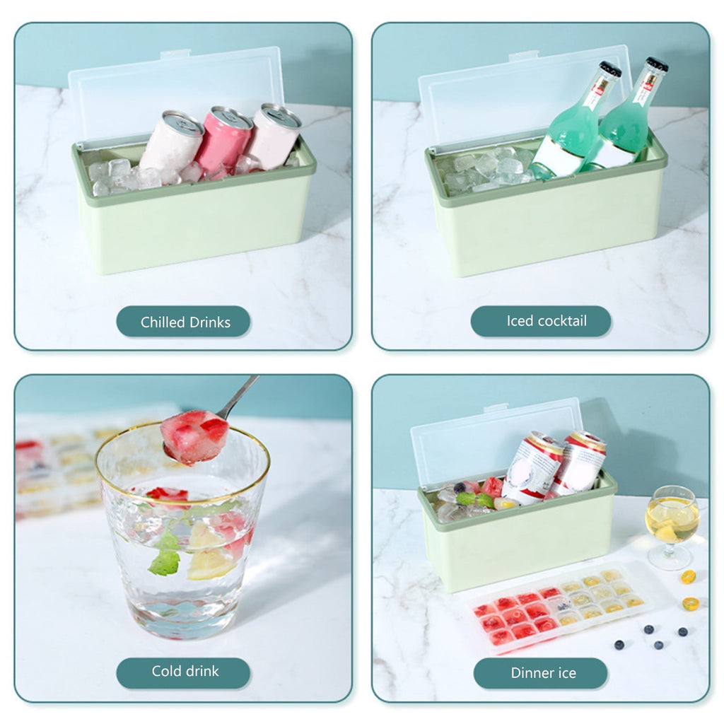 Sikunuo | Three-Layer Ice Cube Tray Box
