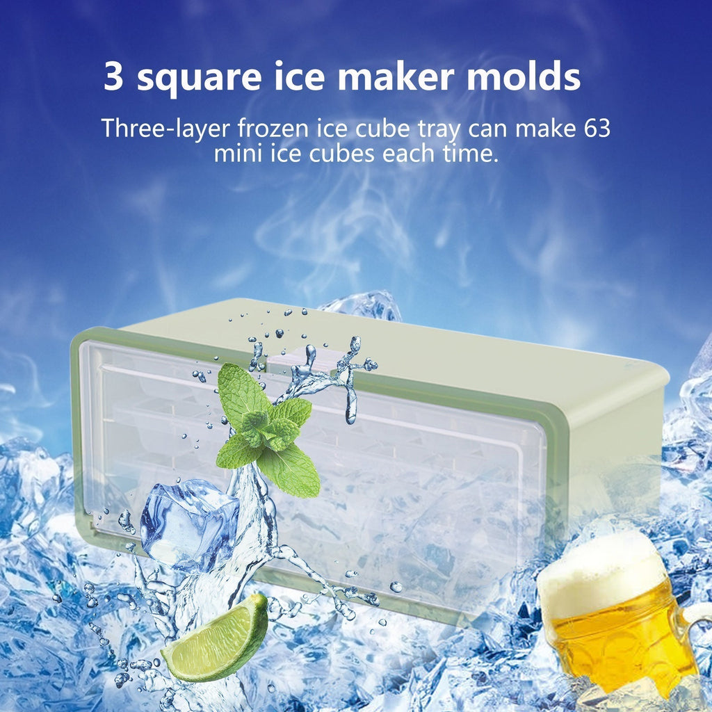 Sikunuo | Three-Layer Ice Cube Tray Box