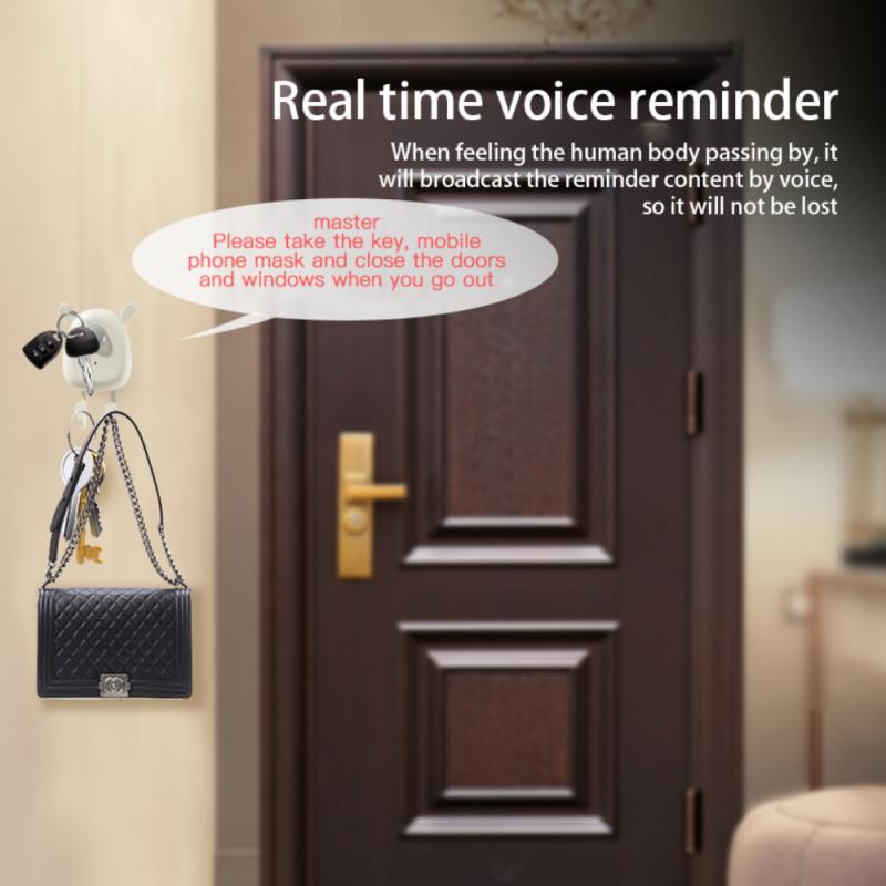 Sikunuo | Cartoon Elf Sensor Voice Reminder Key Hook