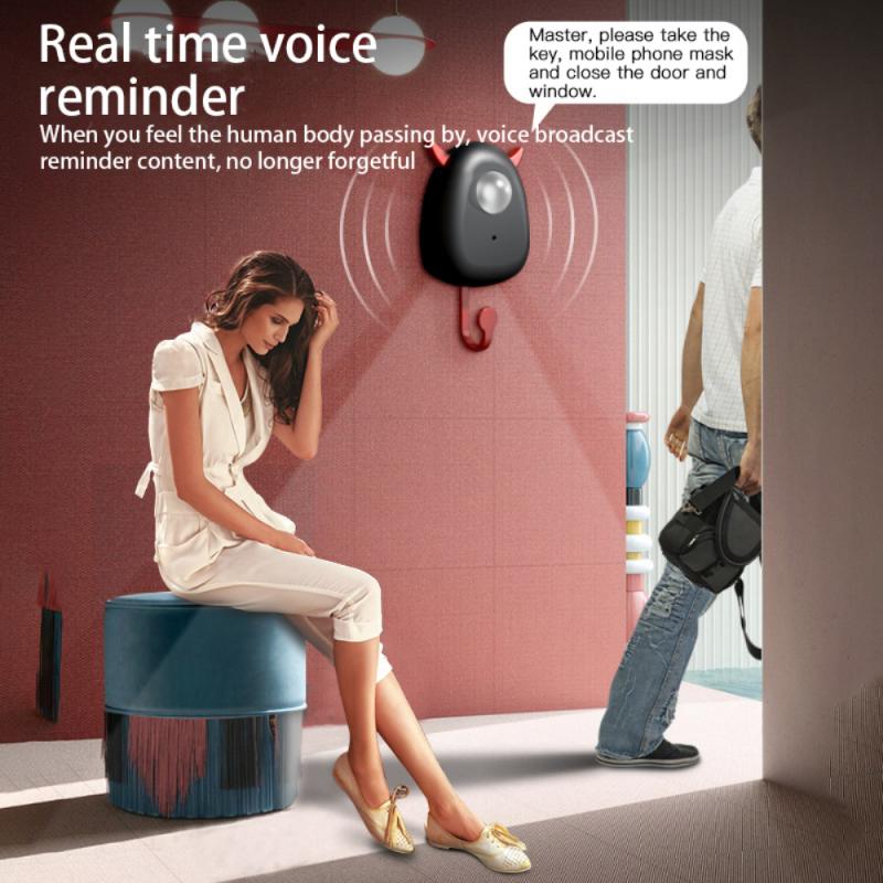 Sikunuo | Cartoon Elf Sensor Voice Reminder Key Hook
