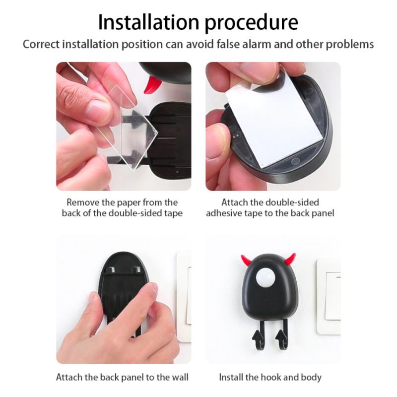 Sikunuo | Cartoon Elf Sensor Voice Reminder Key Hook