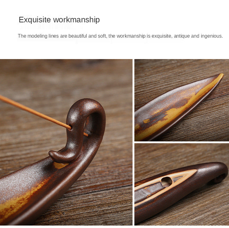 Sikunuo | Wooden Zen Incense Holder