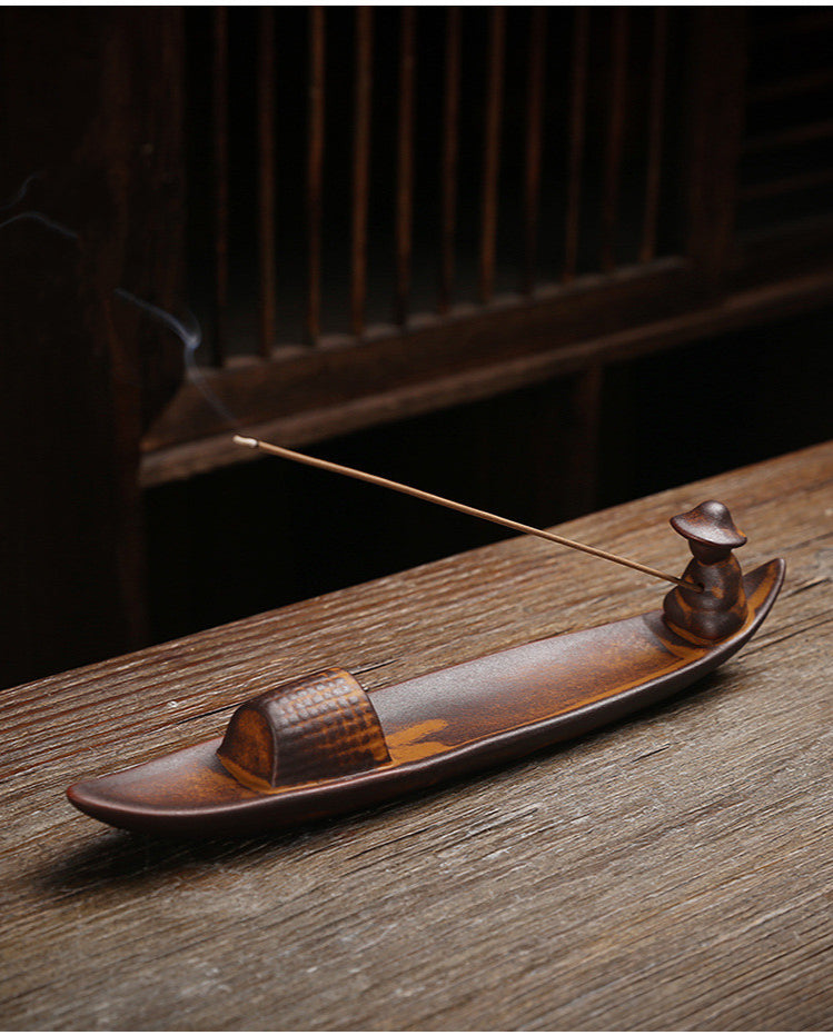 Sikunuo | Wooden Zen Incense Holder