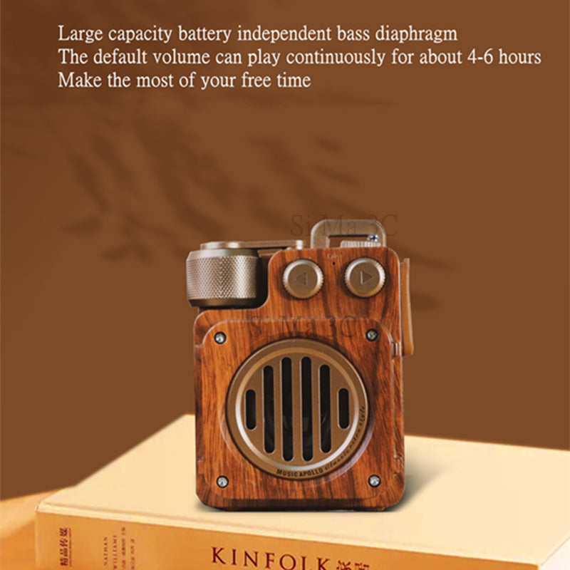 Sikunuo | American Style Retro Bluetooth Radio Speaker