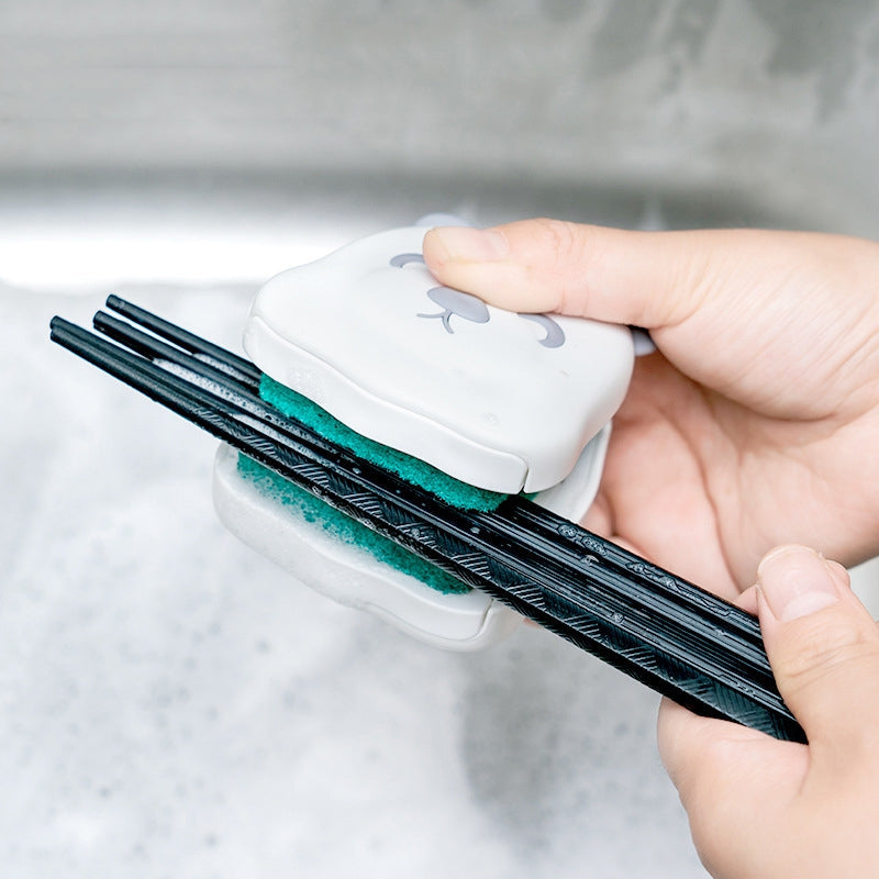 Sikunuo | Two-Sided Kitchen Knife Cleaning Brush