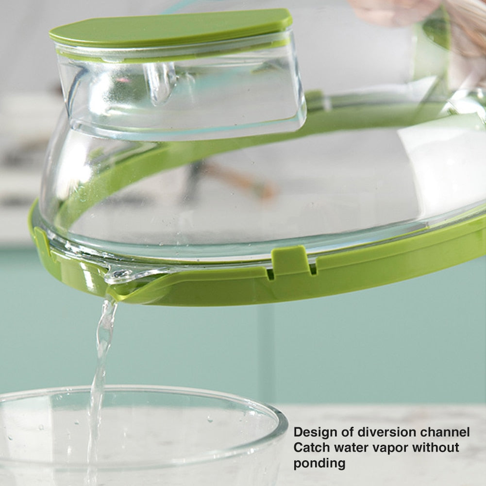 Sikunuo | Adjustable Vent Transparent Microwave Cover Lid