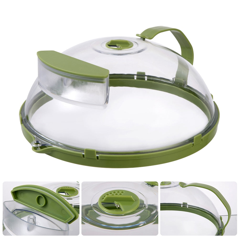 Sikunuo | Adjustable Vent Transparent Microwave Cover Lid