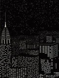 Sikunuo | Blackout Amazing City Night View Window Sticker