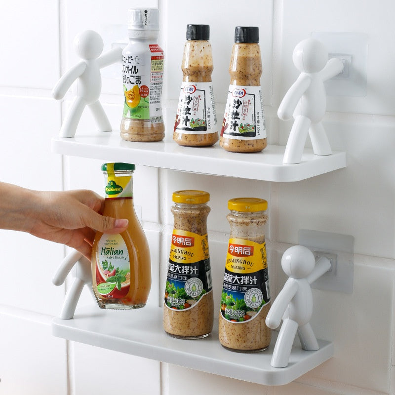 Sikunuo | Punch-Free Human Figure Bathroom Shelf