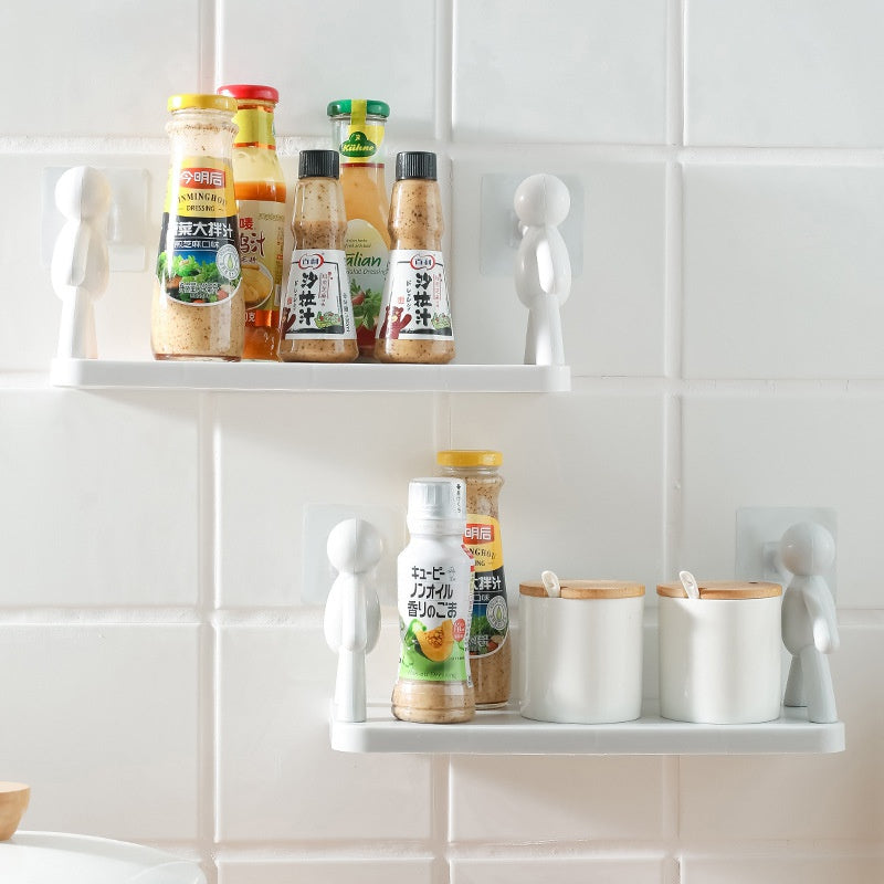 Sikunuo | Punch-Free Human Figure Bathroom Shelf