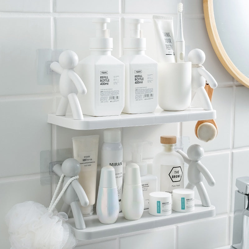 Sikunuo | Punch-Free Human Figure Bathroom Shelf