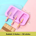 Sikunuo | Cute Rabbit Ice Cream Molds