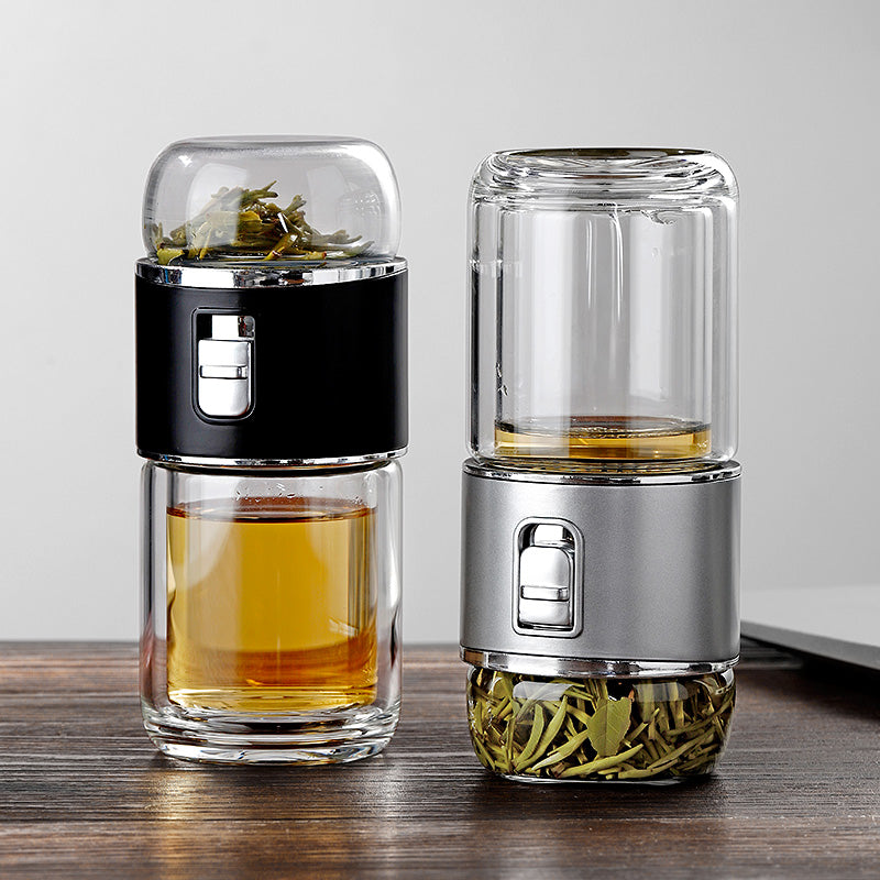 Sikunuo | Double Glass Tea Infuser Thermos Bottle