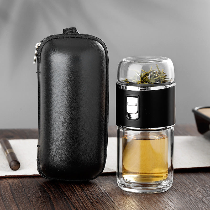 Sikunuo | Double Glass Tea Infuser Thermos Bottle