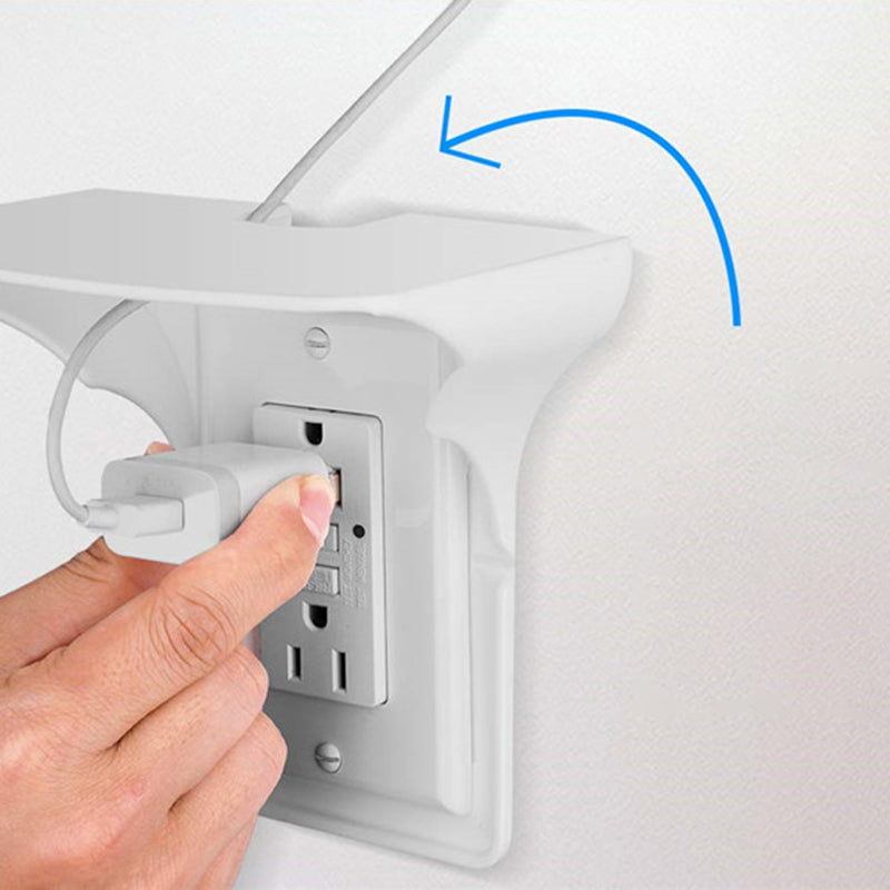 Sikunuo | Home Wall Socket Shelf Organizer Rack