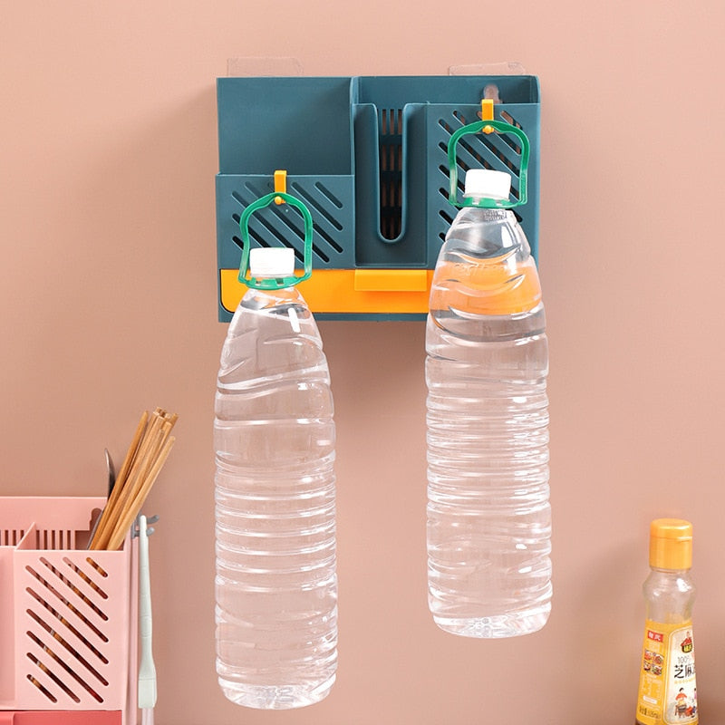 Sikunuo | Wall-Mounted Kitchen Cutlery Drainer Storage