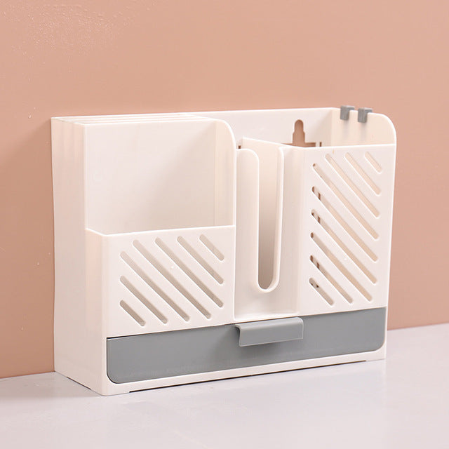 Sikunuo | Wall-Mounted Kitchen Cutlery Drainer Storage