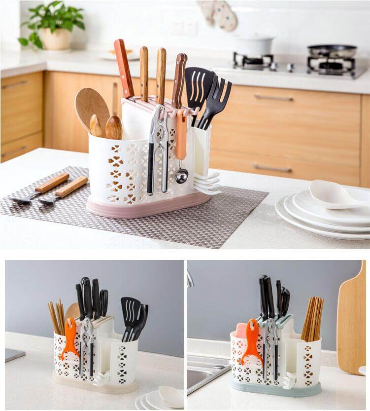 Sikunuo | Kitchen Chopsticks Cage Spoon Storage Box