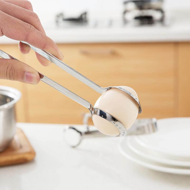 Sikunuo | 2pcs/lot Creative Stainless Steel Egg Clip
