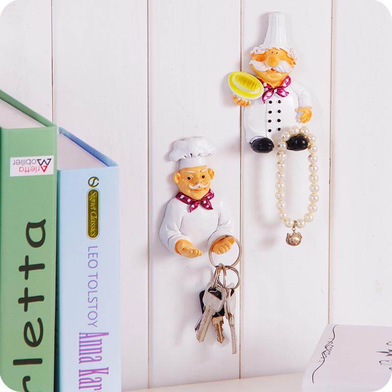 Sikunuo | 2pcs/lot Cute Self Adhesive Wall Plug Hanger