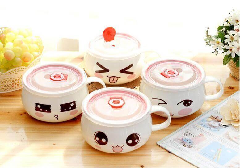 Sikunuo | Lovely Instant Noodles  Porcelain Bowls