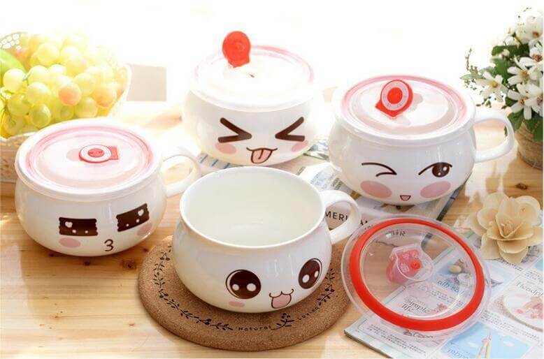 Sikunuo | Lovely Instant Noodles  Porcelain Bowls