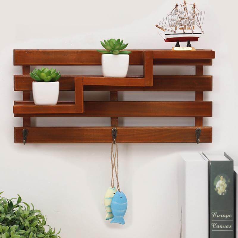 Sikunuo | Handmade Wood Boxes Shelf Organizer