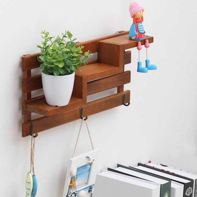 Sikunuo | Handmade Wood Boxes Shelf Organizer