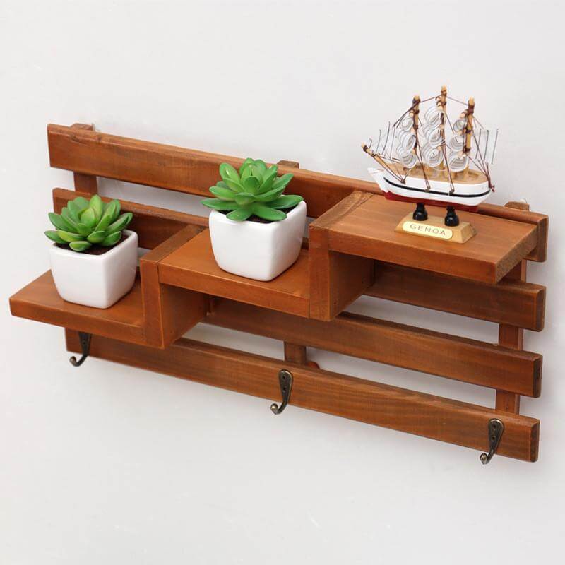 Sikunuo | Handmade Wood Boxes Shelf Organizer