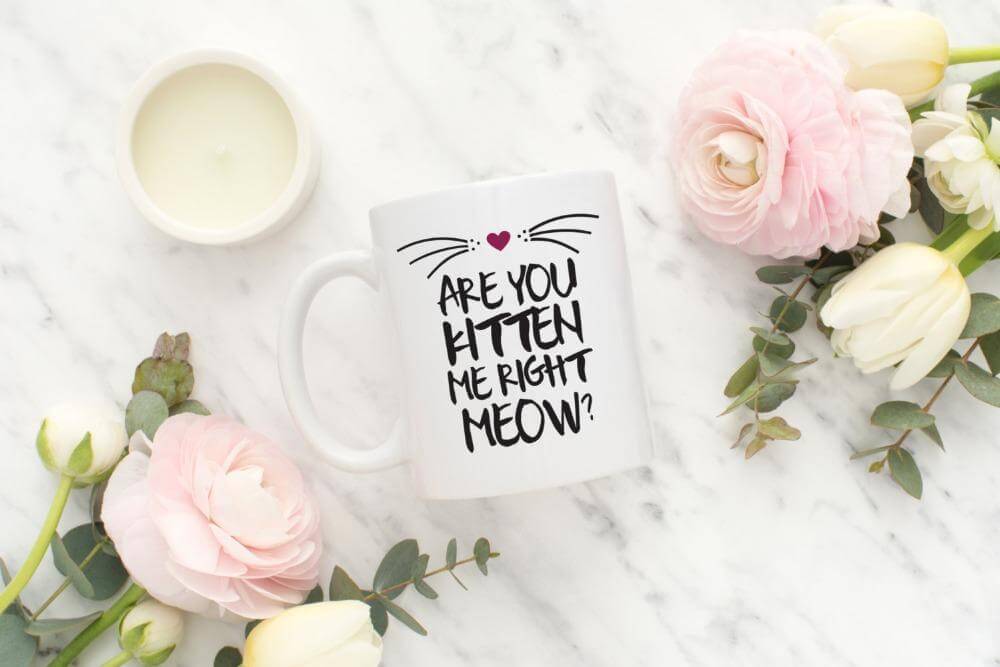 Sikunuo | Are you kitten me right now Ceramic Mug