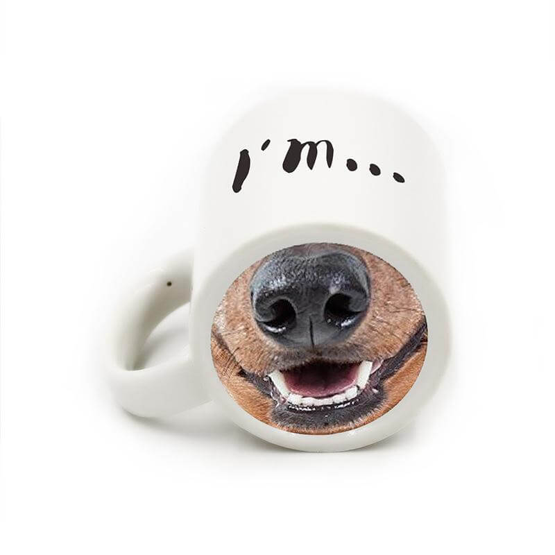 Sikunuo | Ceramic Dog Nose Coffee Mug