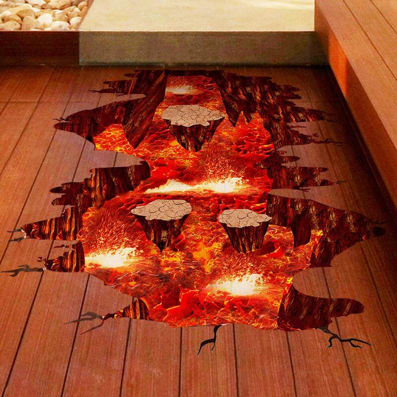 Sikunuo | Magma 3D Wall Sticker Home Decor