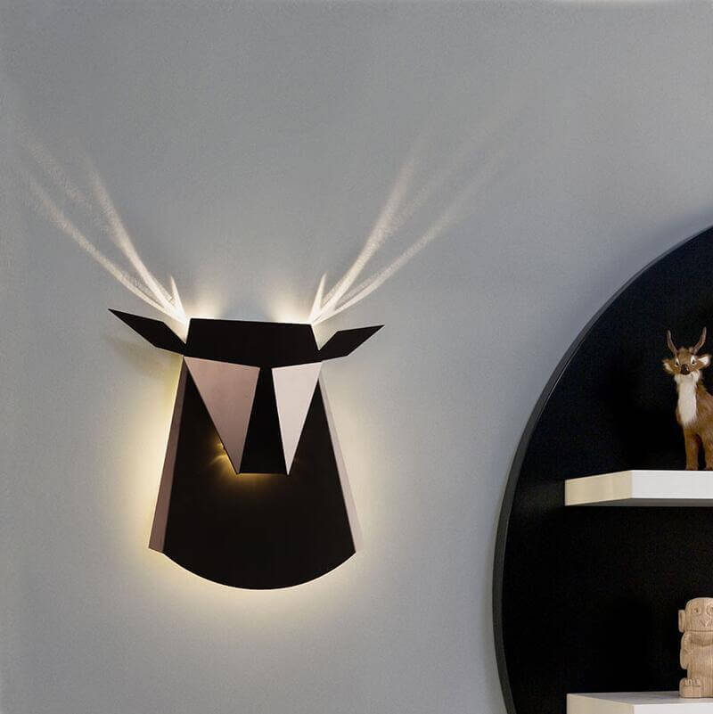 Sikunuo | Modern Creative Led Deer Shaped Wall Lamps