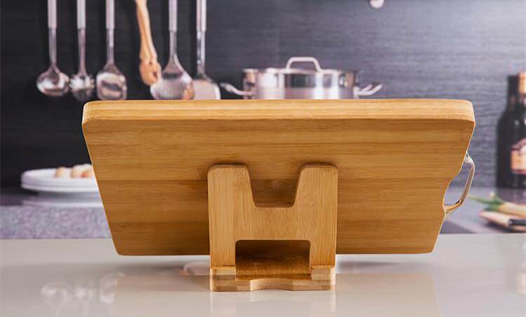 Sikunuo | Cutting Board Foldable wooden pot lids holder