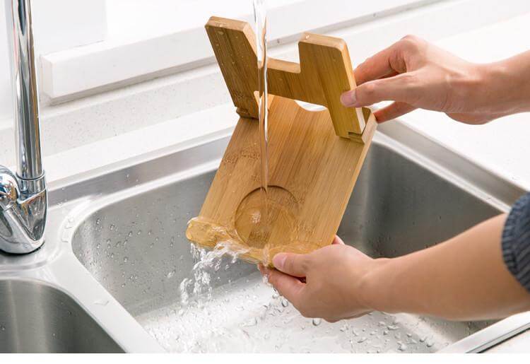 Sikunuo | Cutting Board Foldable wooden pot lids holder