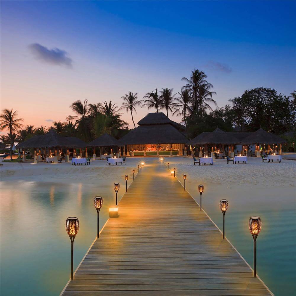 Sikunuo | LED Outdoor Flickering Dancing Flames Lights