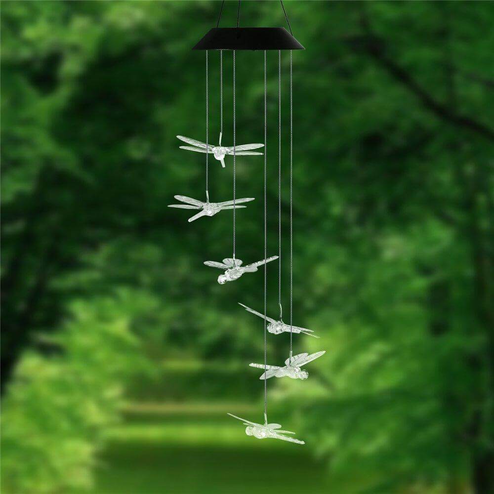 Sikunuo | Outdoor LED Solar Hummingbirds DrangFly Lamp