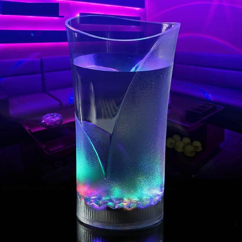 Sikunuo | Valentine Day Flashing Colorful LED Light Up Cup Glass
