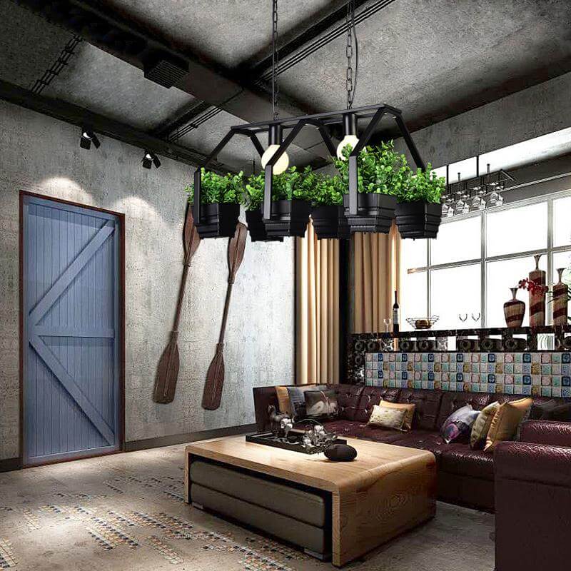 Sikunuo | Modern House Plant  with Lighting