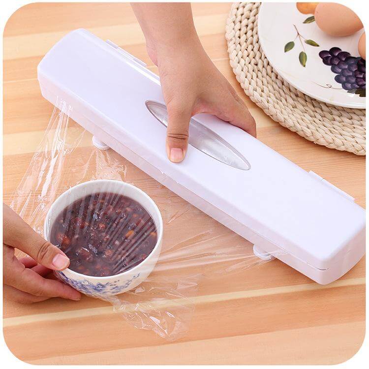 Sikunuo | Wraptastic Plastic Food Wrap Dispenser Gadget