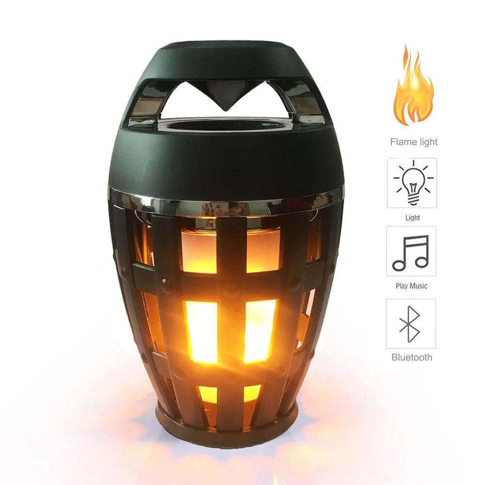 Sikunuo | Flame Atmosphere Lamp Light with Bluetooth Speaker