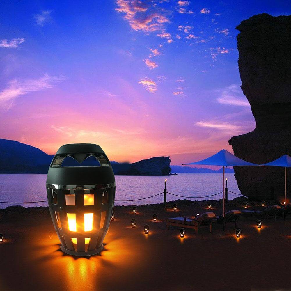 Sikunuo | Flame Atmosphere Lamp Light with Bluetooth Speaker