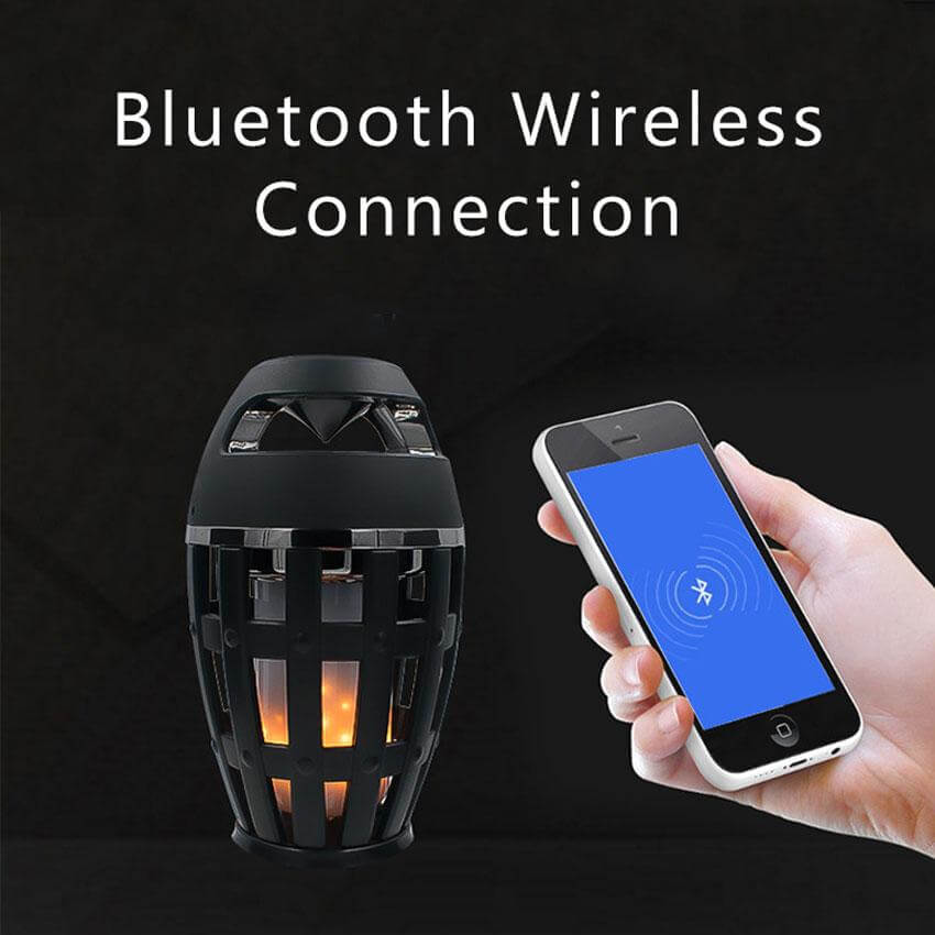 Sikunuo | Flame Atmosphere Lamp Light with Bluetooth Speaker