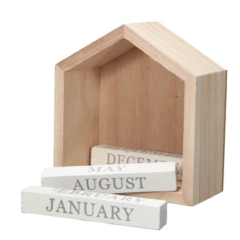 Sikunuo | Wood Block Calendar Home Decoration