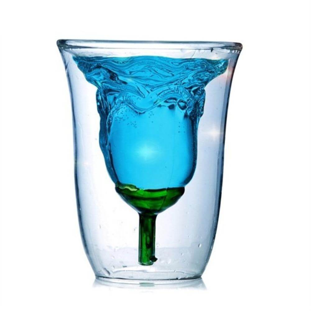 Sikunuo | Flower Pattern Double-Layer Glass