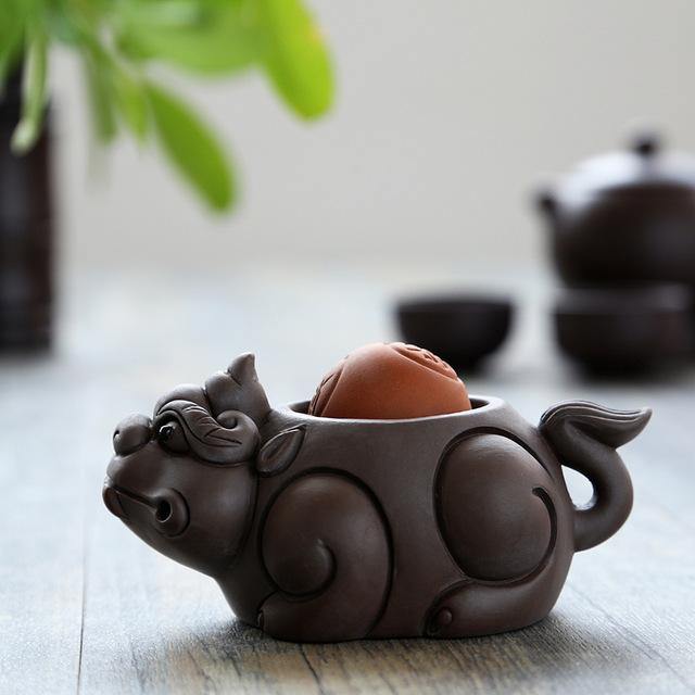 Sikunuo | Japanese Creative Toad Tea Pet Set