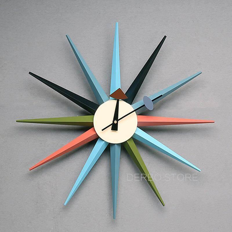 Sikunuo | Modern Design Starburst Shape Wall Clock