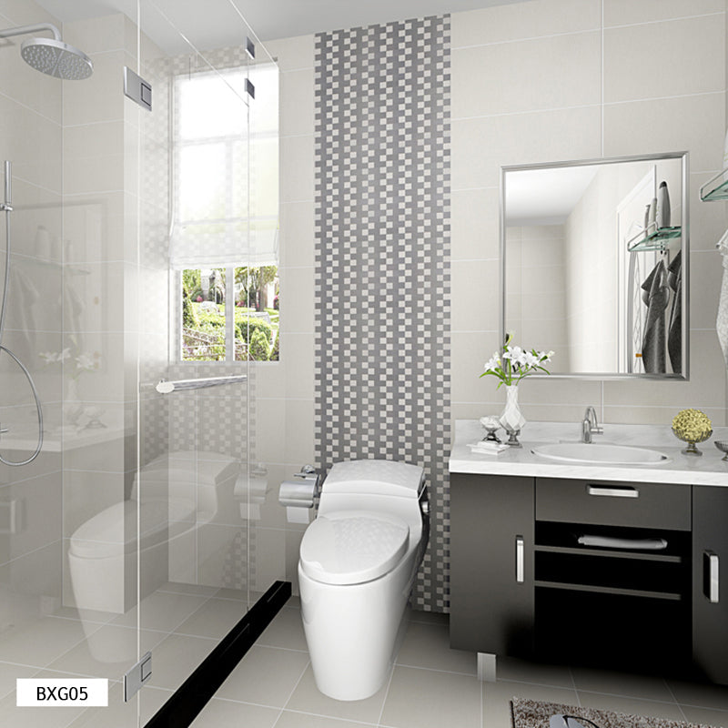 Sikunuo | 3D Metal Self Adhesive Brick Wall Stickers