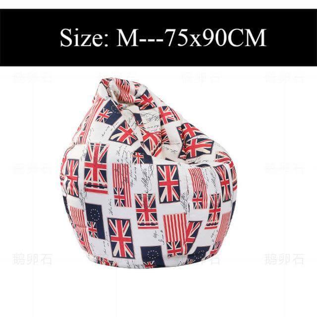 Sikunuo | Printed Lounger Sofa Bean Bags