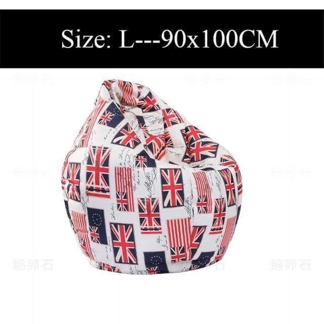 Sikunuo | Printed Lounger Sofa Bean Bags